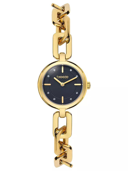Breeze Women's Watch with Gold Metal Bracelet