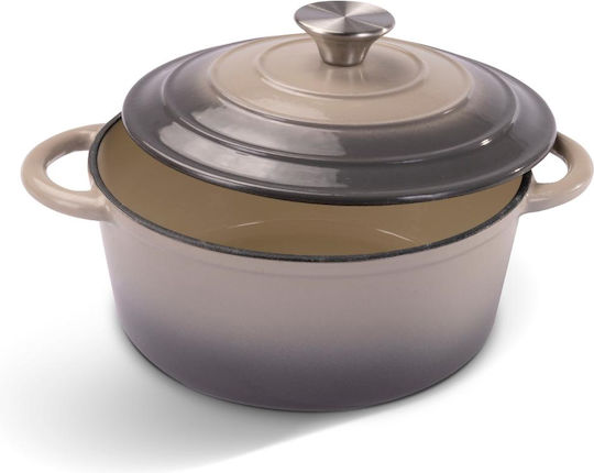Lamart Iron Βαθιά Κατσαρόλα από Μαντέμι 2.7lt / 22cm