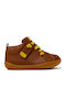 Peu Cami Kids Boots with Velcro Brown