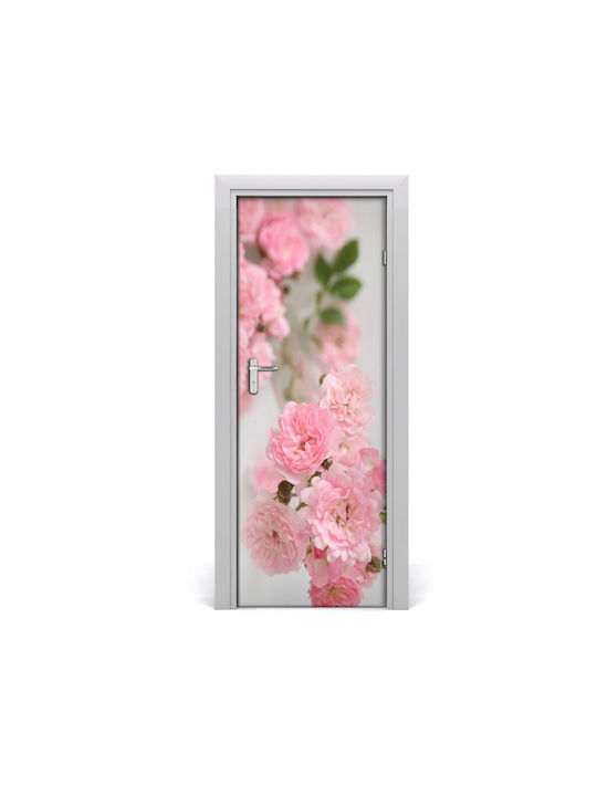 Wild Rose Sticker Wall Mural Door 75x205 Cm