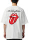 Oversized T-shirt Rolling Stones Rock Avenue White