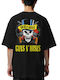 Oversized T-shirt Guns N Roses Art1 Rock Avenue Black