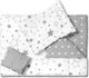 Kidizi Baby Crib Bedding Set 3pcs Grey