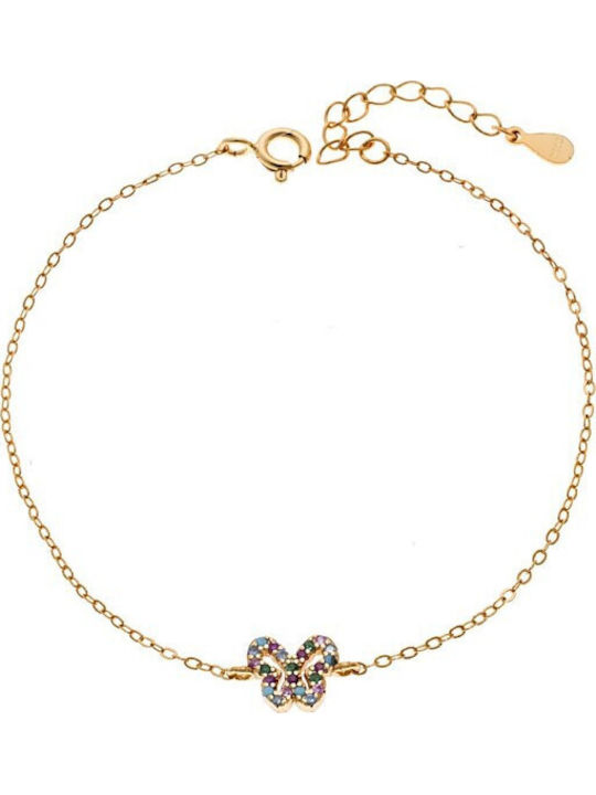 Senza Damen Armband aus Silber Vergoldet