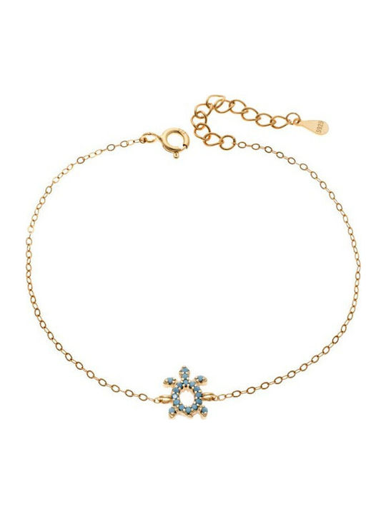Senza Damen Armband aus Silber Vergoldet
