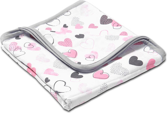 Kidizi Blanket Nursery Swaddling Blankets Cotton Pink 110x110cm