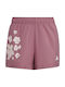 Kids' Athletic Shorts/Bermudas Adidas Burgundy