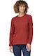 Damen Bluse Langärmelig Potters Red