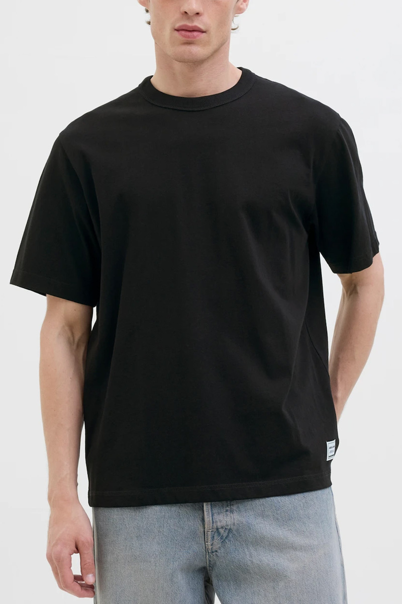 T-Shirt Uomo JACK & JONES Jjmikk Tee SS - Girocollo, Cotone, Vestibilità Regolare