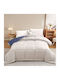 Homeone Bettdecke Großes Doppelbett 220x240cm Cream - Blue