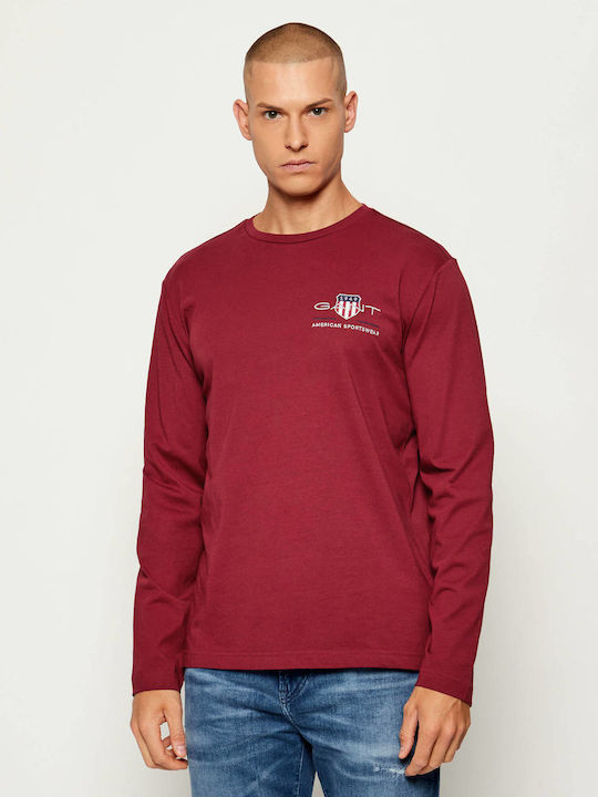 Gant Tricou Burgundy