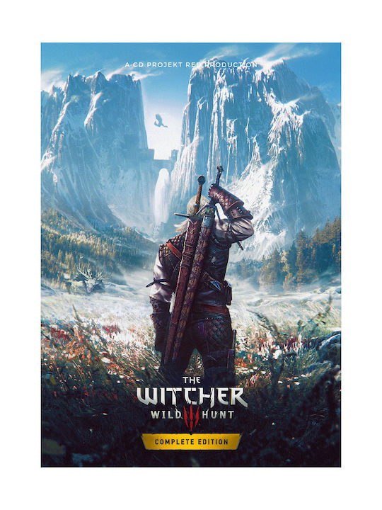 Gaming Poster Witcher Iii Wild Hunt Complete Edition Cover Gm2350 30cm X 40cm