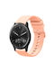Monochrome Soft Silicone Watch Strap Garmin Venu 2 Plus 20mm Pink