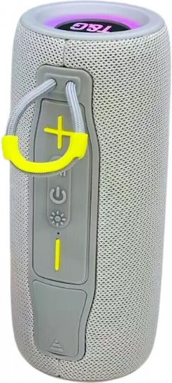 T&G TG-682 Ηχείο Bluetooth 10W με Ραδιόφωνο και Διάρκεια Μπαταρίας έως 3 ώρες Γκρι