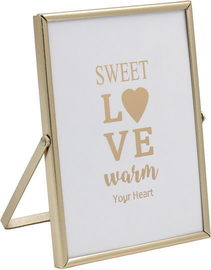 Keskor Metallic Photo Frame With Gold Frame