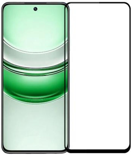 Full Face Tempered Glass Μαύρο (Realme C75 4G)