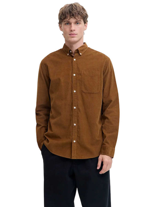 Jack & Jones Long-sleeved Corduroy Shirt Monks ...