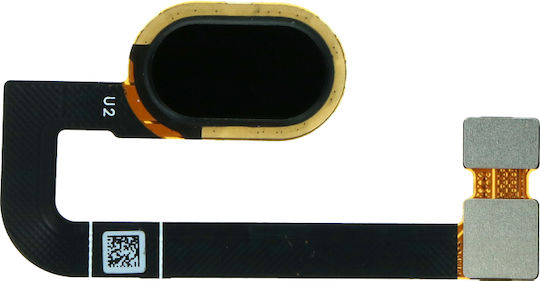 Fingerprint Sensor Flex Cable Motorola Moto G5s Plus Black