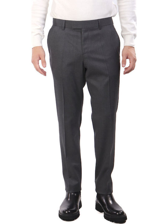 Boss Trousers Chino in Slim Fit Gray
