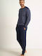 Bonatti Men's Winter Pajamas Set Navy Blue
