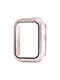 Sonique Plastic Case with Glass in Rose Gold color for Apple Watch 10 46mm