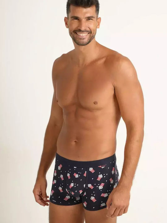 Bonatti Roberto Men's Boxer Blue with Patterns