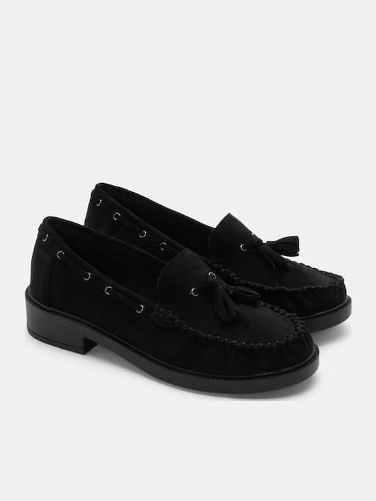 Women's Moccasins in Black Color