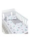Kidizi Decke Wickeltücher für Kinderzimmer Baumwolle Grün 100x75cm