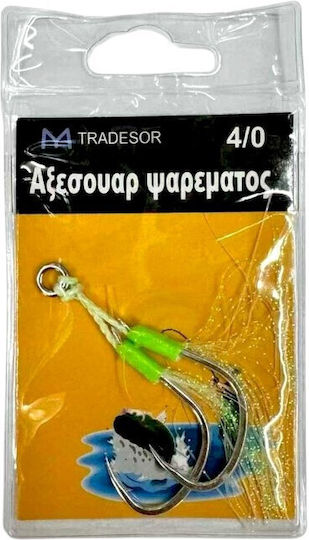 Fishing Hook Double Thread Assist Hooks 3/0 8062 832444