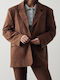 BSB Blazer pentru femei Piele Sacou Brown