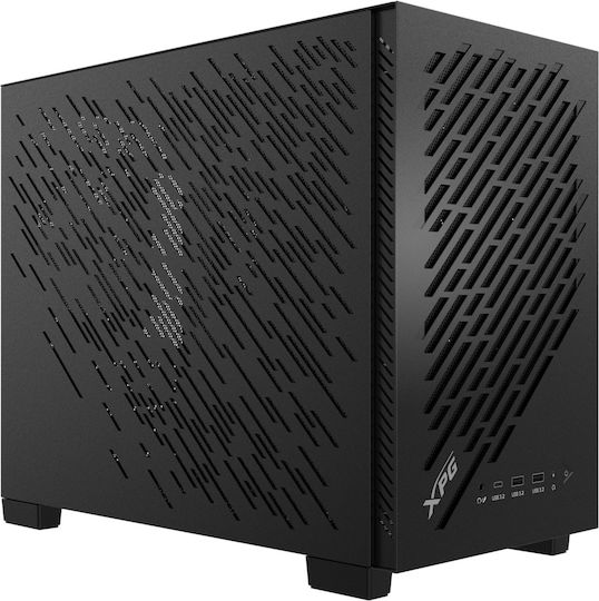 Adata Valor Air Nano Gaming Mini-Turm Computergehäuse mit ARGB-Beleuchtung Schwarz