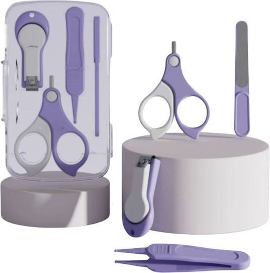 Kidizi Baby Nail Care Set Purple 4pcs