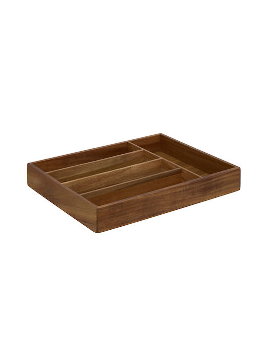 5Five Tăvi Pentru Tacâmuri De Sertar Din Lemn 26x35x26cm Bej