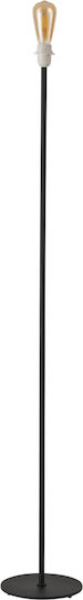 ARlight Floor Lamp Y147xM20cm with E27 Lamp Bulb Base Black