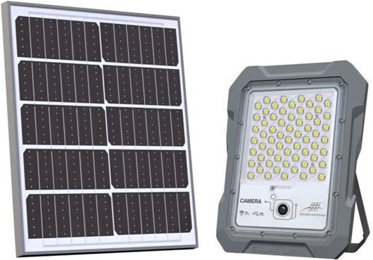 Ηλιακός Προβολέας LED 300W Ψυχρό Λευκό 6500K WiFi με Αισθητήρα Κίνησης και Τηλεχειριστήριο