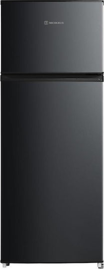 Morris Frigider cu două uși 204lt Î143xL55xA55cm. Negru B72207DTD