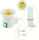 Socket Extension in White color Set 1pcs 5ELE21
