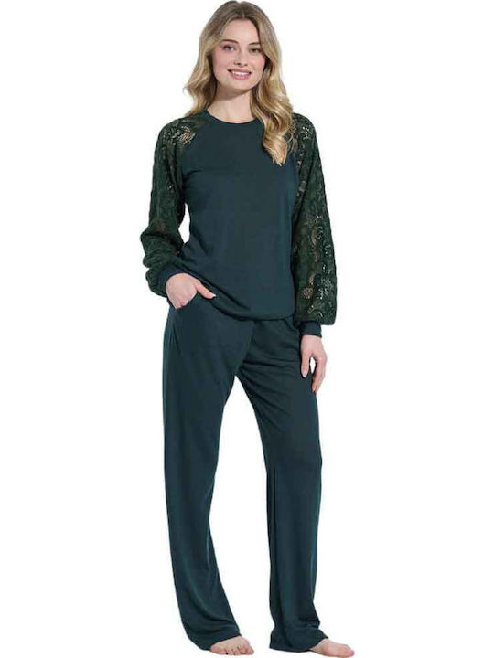 Jeannette Lingerie Χειμερινό Γυναικείο Σετ Πιτζ...