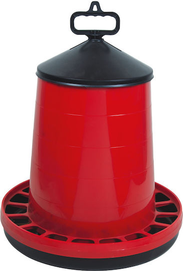 Plastic Feeder for Chickens and Poultry with Capacity 33lt 47x47cm.