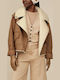 Women's Lifestyle Jacket for Winter Chestnut