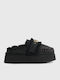 Mules mit Niedrig Absatz in Schwarz Farbe