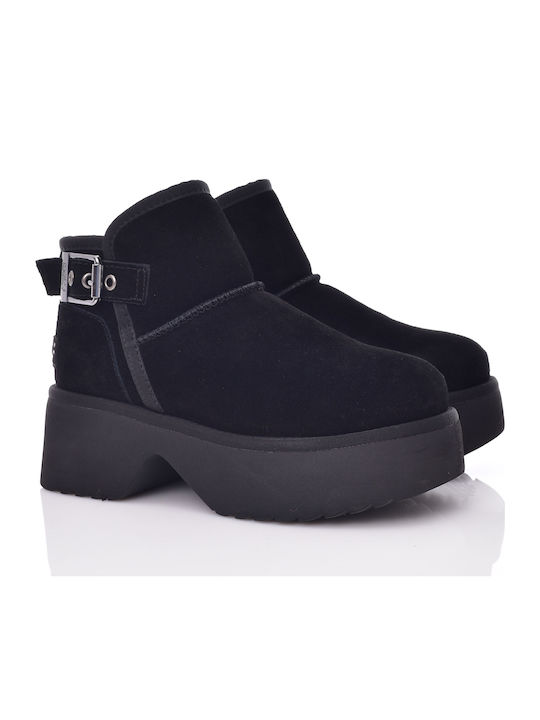 Women's Ankle Boots Platform Black