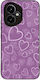 Калъф Sonique Heart Series Honor 400 5g Лилав