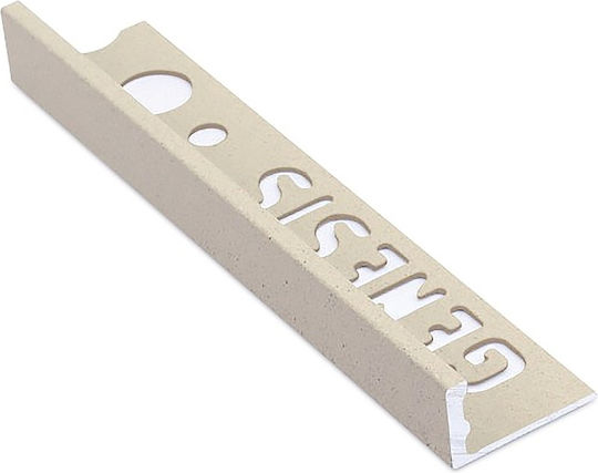 Profil Plăcii Din Aluminiu Genesis Esa Înălțime 10mm Lungime Bară 2.5m 425 Sand Stone