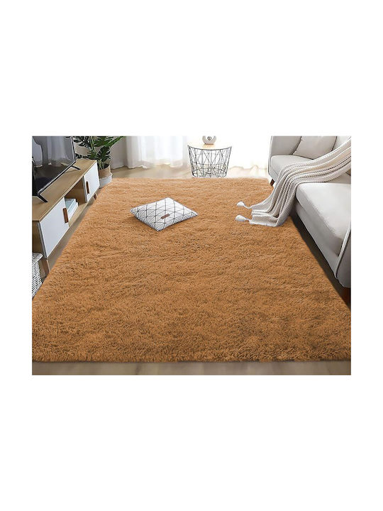 Fluffie Χαλί Ορθογώνιο Πορτοκαλί 140x200cm