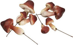Mushroom Natur Set/24 Natural Wire 8cm Larger