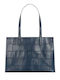 Icon De piele Geantă de damă Tote De mână Albastru marin
