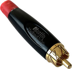 Martin S106rot Конектор RCA Мъжки Червен Край Martin S106rot Конектор RCA Мъжки Червен Край