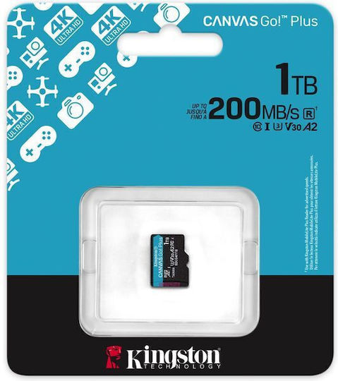 Kingston SDXC 1TB U3 V30 A2 UHS-I 200MB/s