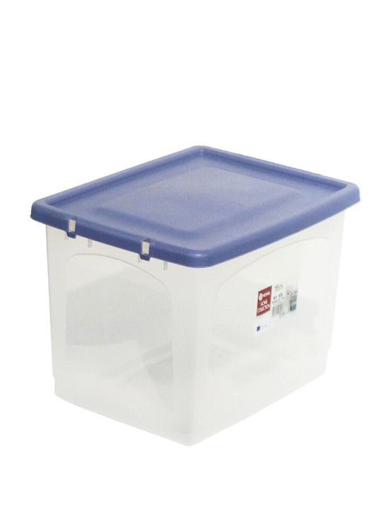 Viomes Plastic Storage Box with Wheels and Lid ...
